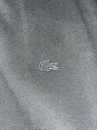 Camiseta Lacoste Negra Manga Corta