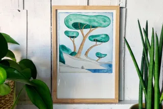 Cuadro El bosque torcido