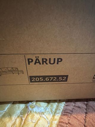 Funda sofá PÄRUP amarillo