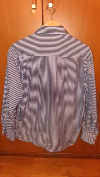 Camisa Paul & Shark Rayas Azul y Blanco