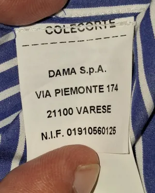 Camisa Paul & Shark Rayas Azul y Blanco