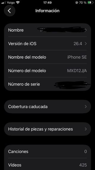 iPhone SE 2020 Blanco