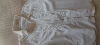 Camisa/Blusa de algodón blanca