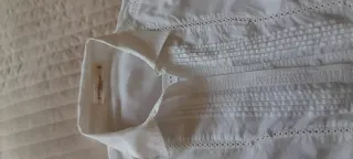 Camisa/Blusa de algodón blanca