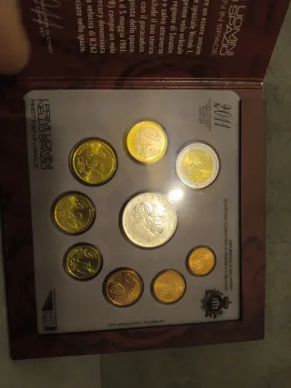 Monete Div. San Marino 2011 Uomini Spazio