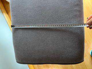 Reposapiés tapizado tela y madera