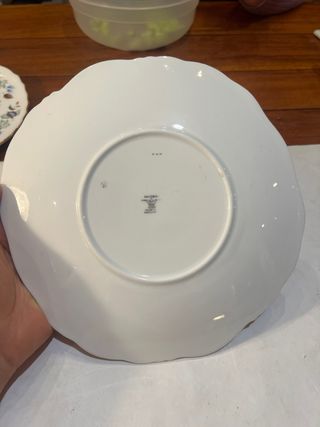 Bandeja porcelana dulces floral