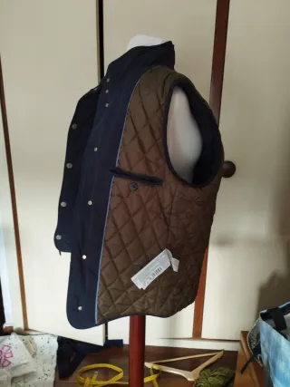 Chaleco azul marino caballero y mujer