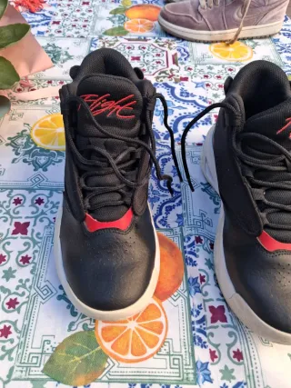 Scarpe Jordan Flight Uomo Nero Rosso