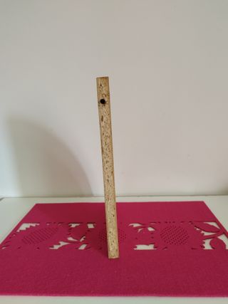 Mensola angolare effetto legno chiaro