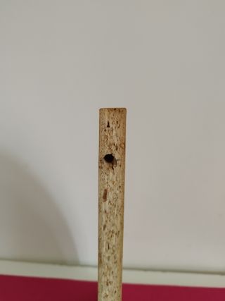 Mensola angolare effetto legno chiaro