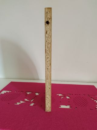 Mensola angolare effetto legno chiaro