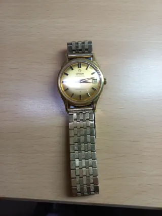 Omega Constellation Reloj Caballero Dorado,