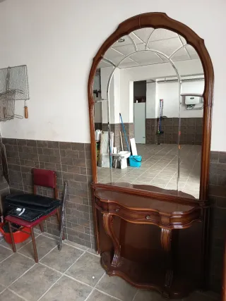 Mueble entradita con espejo
