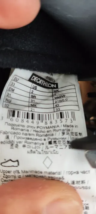 Botas de esquí infantiles talla 21.0 Mondo point.