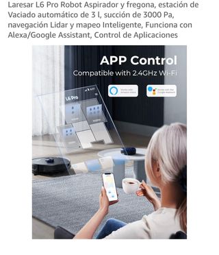 Robot Aspirador Laresar L6 Pro