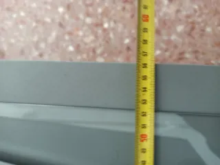 Mesa TV auxiliar cristal y madera