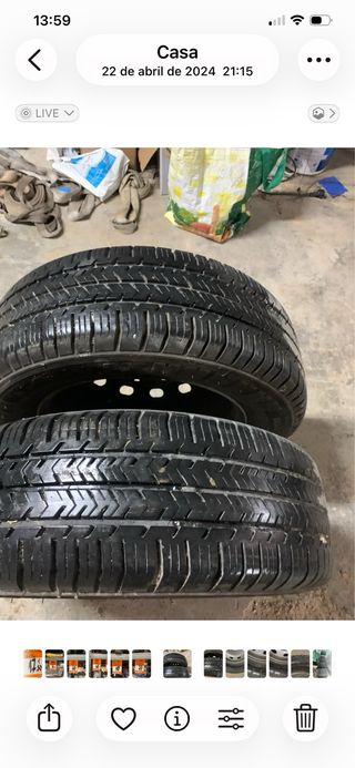 4 Ruedas Michelin Agilis 215/65R16C  80e la unidad