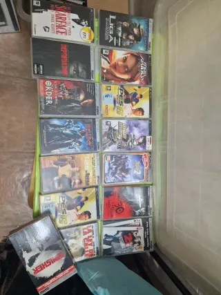 Lote Videojuegos y peliculas PSP: Scarface, Hellbo