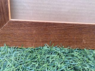 Marco de madera marrón