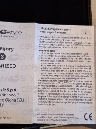 Protector Solar ajustable a Gafas Graduadas Nuevo