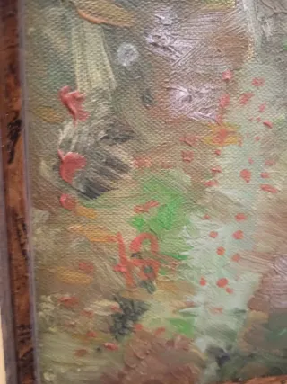 Cuadro al óleo paisaje