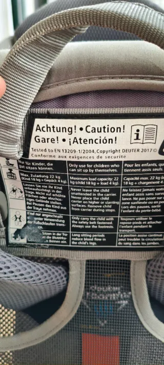 Deuter Kid Comfort Air Mochila Portabebés