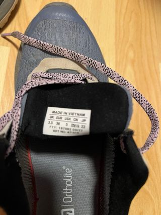 Salomon Bambas Talla 37 Azul/Rosa