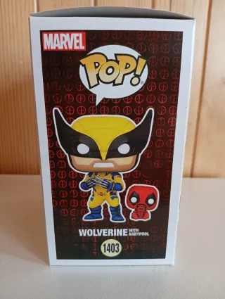 Funko Pop Deadpool & Wolverine 1403 con Baby Deadp