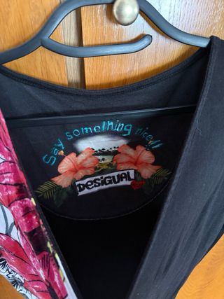 Vestido Desigual Talla M Flores