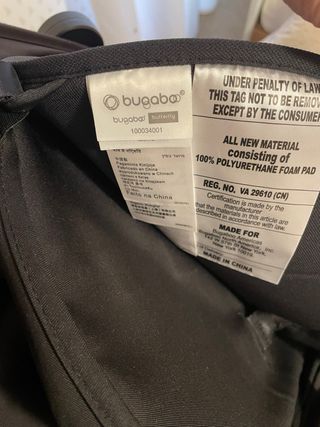 Bugaboo Butterfly Silla de Paseo Negra