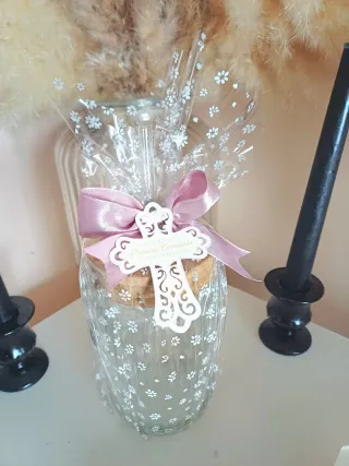 Detalle Comunión Niña Cruz Rosa