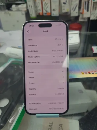 iPhone 14 Pro 256GB Plata 100%