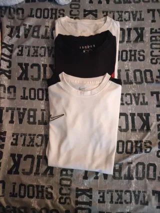 Lote 3 Camisetas Nike y Jordan Talla M