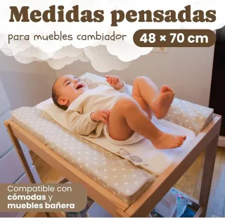 Colchoneta cambiador bebé Funny Baby