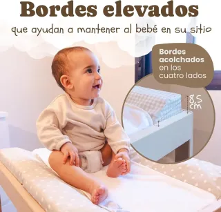 Colchoneta cambiador bebé Funny Baby