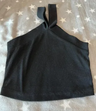 Top halter negro