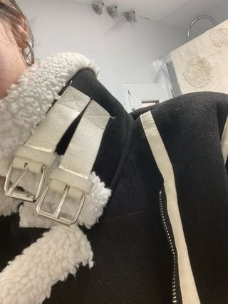 Chaqueta borreguito negra Talla S