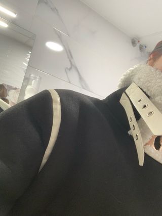 Chaqueta borreguito negra Talla S