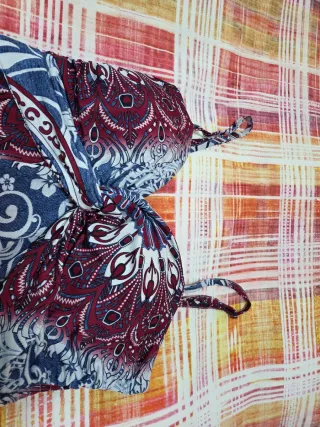 Vestido verano hippy Natura talla M