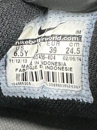 Nike Scarpe Blu/Bianche Taglia 39