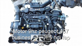 motor 9HZ Peugeot 407 1.6 HDI diésel 110cv