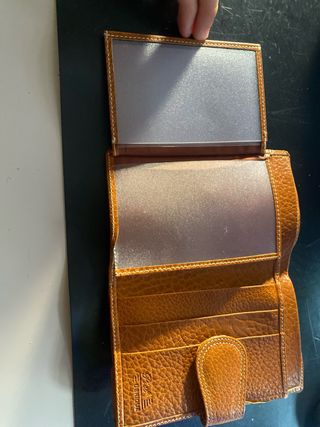 Cartera Loewe Dorada