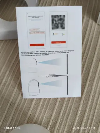 Câmera WiFi Tuya FUERS Branca