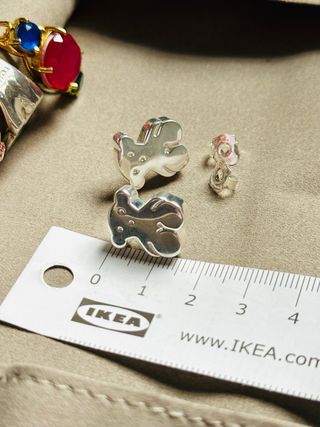 Pendientes Tous Oso XL Plata