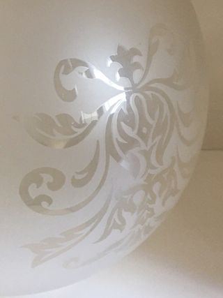 Lámpara de techo de cristal esmerilado