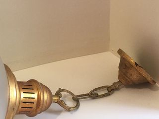 Lámpara de techo de cristal esmerilado