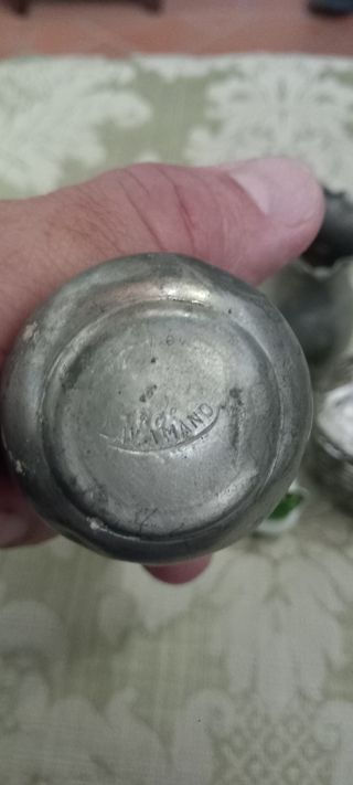 Lotto Vintage: peltro e vetro