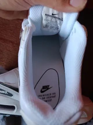 Nike Air Max 90 Blancas/Negras Talla 40