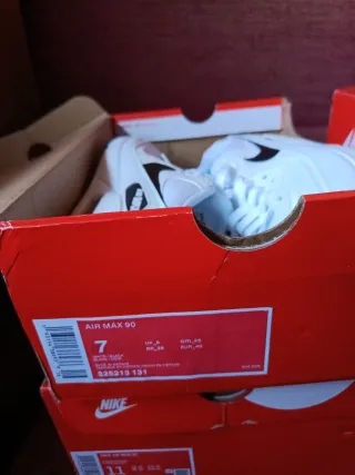 Nike Air Max 90 Blancas/Negras Talla 40